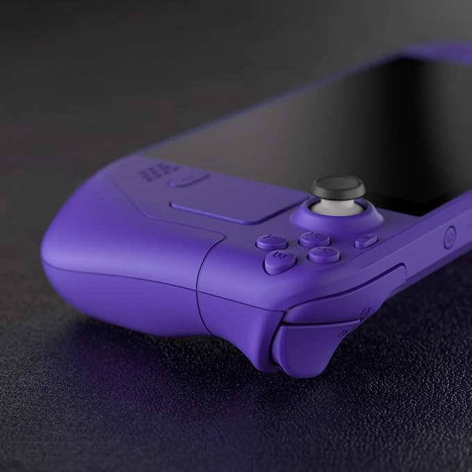 eXtremeRate DIY Full Set Shell with Buttons for Steam Deck LCD, Custom Faceplate Back Plate Replacement Shell for Steam Deck LCD - Purple [Console NOT Included] - Image 5