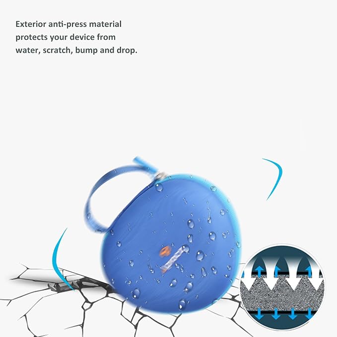 Case for iClever BTH12 / HS19 / BTH26 Kids Bluetooth Headphones -Blue - Image 8