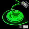 Green Neon LED Strip Lights, 16.4ft 12V Waterproof Flexible Light for Indoor/Outdoor Decoration (Includes Power Adapter) by Maxlaxer