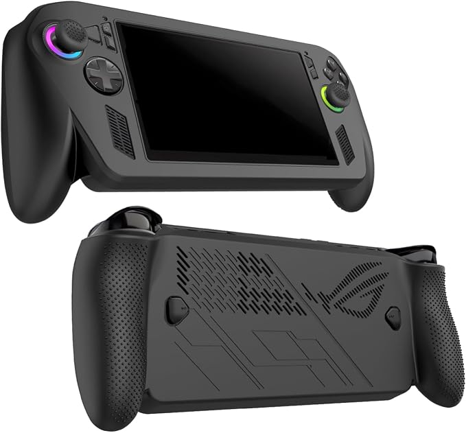 Silicone Protective Cover for ROG Ally X Portable Console Ergonomic Anti-Drop,Scratch Resistant Protective Cover Stand for ROG Ally X Gaming Gear by Unknown