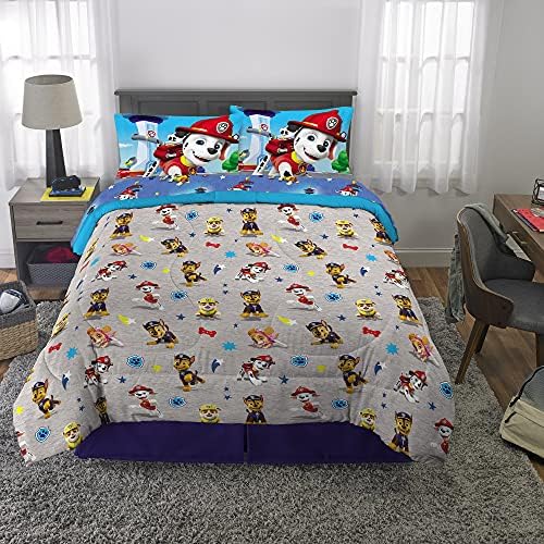 Franco Paw Patrol Kids Bedding Super Soft Comforter And Sheet Set, 5 Piece Full Size, (Official) Nickelodeon, 39 x 75 Inch - Image 6