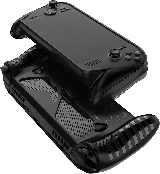 Protective Cover Case for ASUS ROG XBOX Ally X/Ally Gaming Handheld Console with Stand Base, Shockproof TPU Protector Cover for ROG XBOX Ally X Accessories (Black) - Image 9