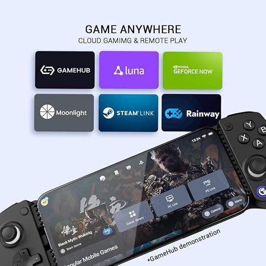 GameSir X5 Lite Mobile Gaming Controller for Android & iPhone 15/16 Series (USB-C), Hall Effect Joystick, Lightweight Ergonomic Phone Controller- Play Genshin Impact & Zenless Zone Zero (Renewed) - Image 3