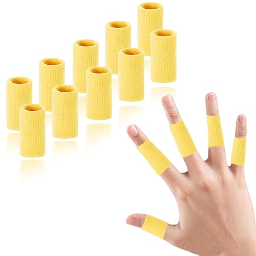 Finger Compression Sleeves, 10 Pcs by EDNYZAKRN