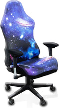 Gaming Chair Covers, 3D Printing Stretch Fit Scratch Resistant | Easy to install, Soft Breathable, Cat Scratch Proof, Washable Gaming Chair Seat Cover with Armrest Cover (No Chairs)(L) by Unknown