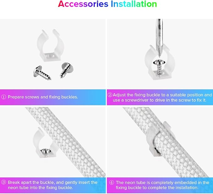 BTF-LIGHTING 6.5FT WS2812B IC RGB Addressable Neon Rope Strip IP67 DC5V - Image 7