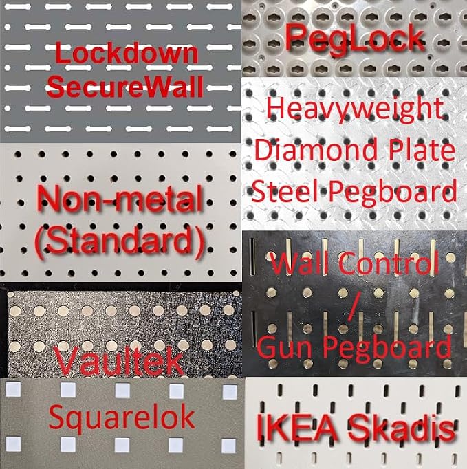 Hammy3DPrints Mount for Pmag Mags - Pegboard/Metal Pegboard/Skadis/etc. | Magazine Holder Storage Rack - Image 2
