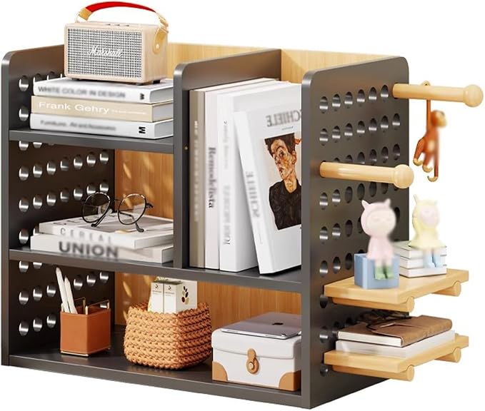 Desk Pegboard Gaming Pegboard Standing Pegboard, Desktop Organizer Office Storage Rack with Accessories, Desktop Display Rack for Dorm Office(30 * 39cm) by Unknown