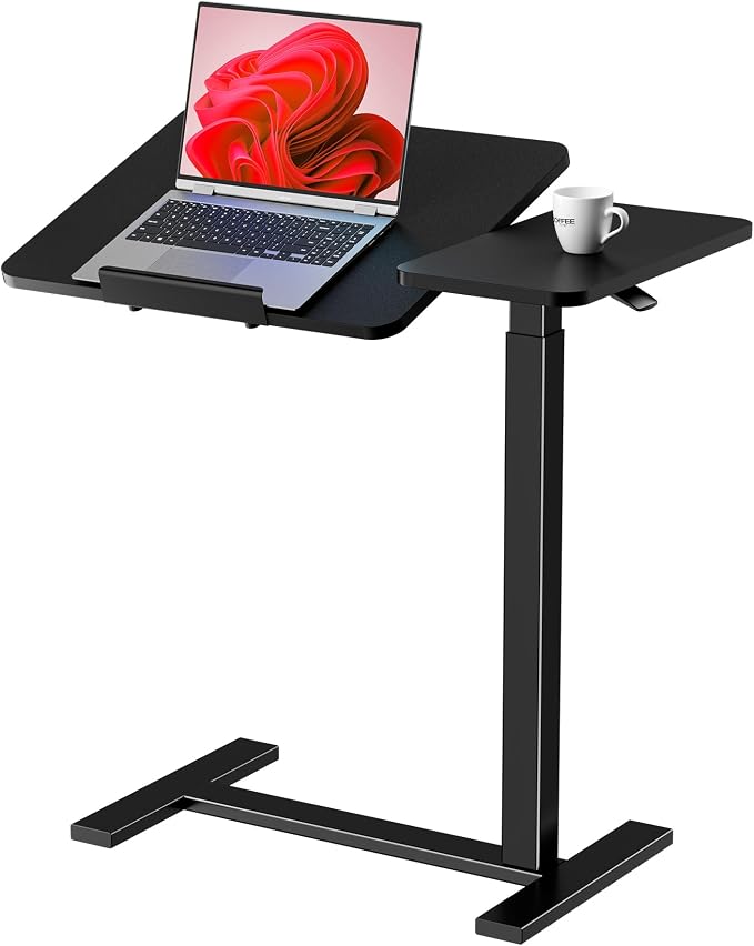 DUMOS Small Standing Desk, Rolling Desk, Laptop Table by DumosLifestyle