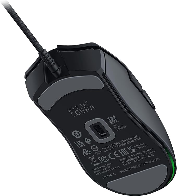 Razer Cobra Wired Gaming Mouse, Gen-3 Optical Switches, 58g, Black - Image 10