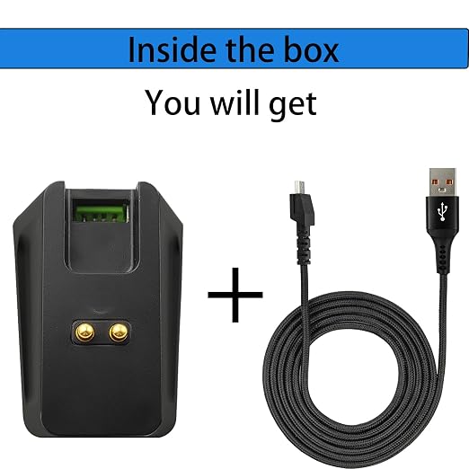 Charging Dock with 4.9Ft USB Charging Cable Fits for Razer Naga Pro/DeathAdder/Basilisk/Viper Ultimate Gaming Mouse,Magnetic Dock with Charge Status Indicator and Anti-Slip Sticker - Image 6