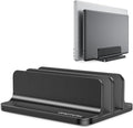 OMOTON Dual Vertical Desk Laptop Stand Holder, Fits MacBook Air/Pro, Black by OMOTON