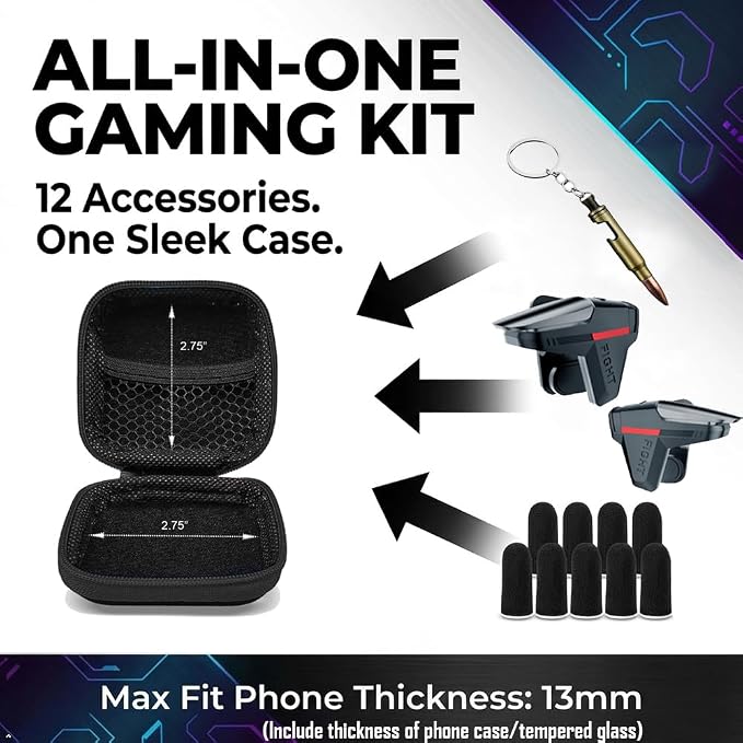 13 in 1 PUBG Mobile Game Controller for Android Phone & iPhone - Image 2