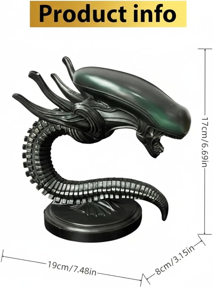 Alien Space Monster LED Desk Lamp 3D Resin Night Light for Sci-Fi Lovers, Alien Desk Lamp, Home Decorative Lighting; Horror Inspired Decorative Lamp for Desk, or Bedside Table (Modern) - Image 4