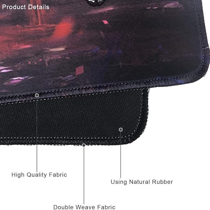 XXL Professional Large Mouse Pad & Computer Game Mouse Mat (35.4x15.7x0.1IN, 90x40 Forest) - Image 5