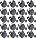 U`King Stage Lights, 36 RGB LED Par Lights, DJ Light Stage Lighting Indoor for Christmas Halloween Music Party Disco Wedding, DMX Control Sound Activated Party Light, 20 Packs by U%60King