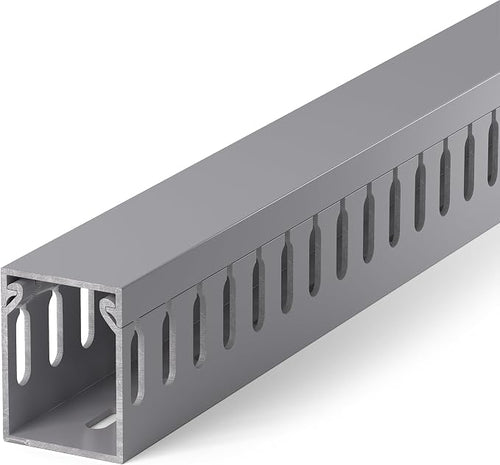 1.6"H x 1.2"W Cable Raceway, 99in Under Desk Wire Management Channel, Grey by ZhiYo