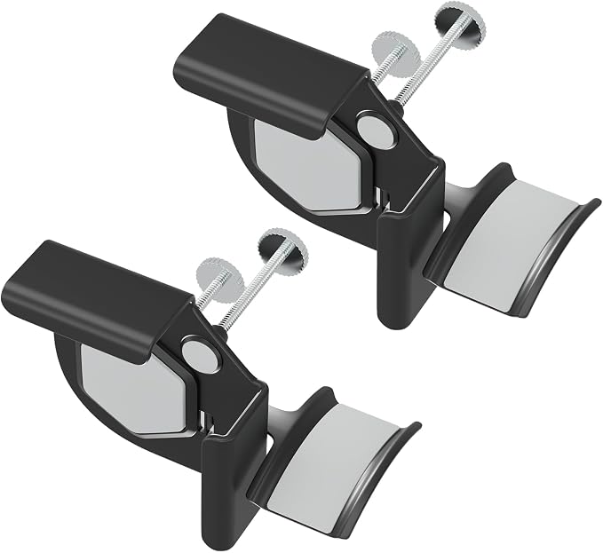 Headphone Holder for Screen (black 2 Pack) by Unknown