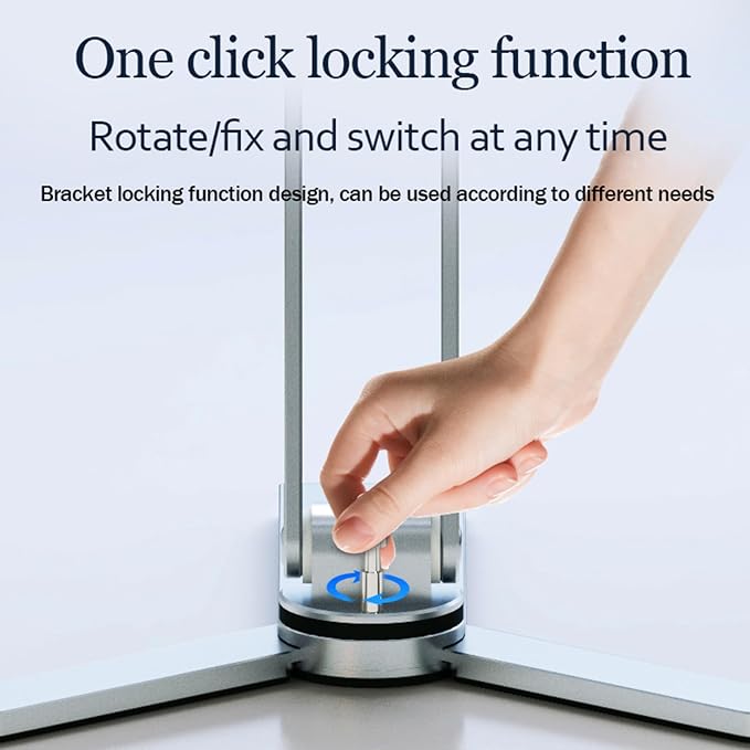 Magnetic Ipads Tripod Stand Universal for Ipads & Iphones 16-12 Series, Flexible 360 Degree Rotation, Portable Tablet Holder with 2-in-1 Handheld & Desktop Handheld Modes for Kitchens, Gyms - Image 7