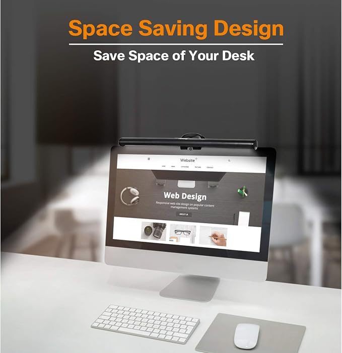 LED Monitor Screen Light Bar for Computer, USB Powered Task Lamp - Image 8