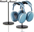 NQQNQQ【1PACK Aluminum Dual Headphone Stand for Over-Ear Gaming Headsets – Heavy Base Holder Compatible with Beats, Bose, ATH, AKG. DJ-O (Black) by Unknown