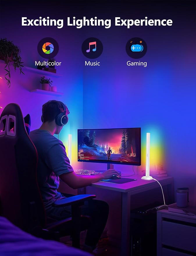 DAYBETTER Smart LED Light Bar,RGBICWW TV Lights for Living Room,Gaming Desk - Image 2