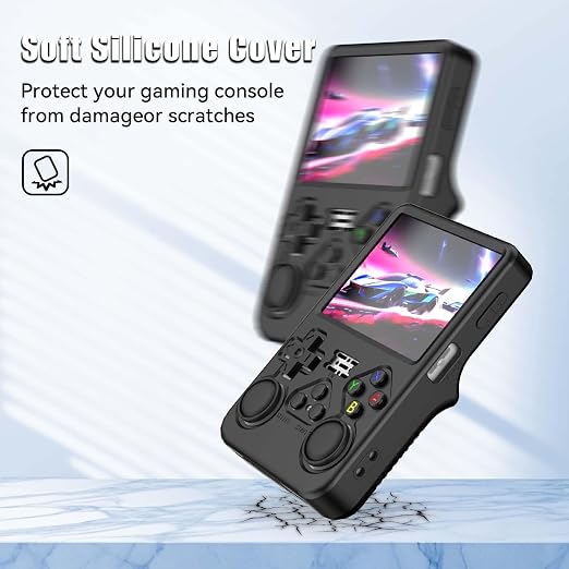 Silicone Case for R36S Handheld Game Console with Lanyard - Image 4