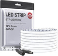 BTF-LIGHTING 3mm Width Ultra Thin COB LED Strip Light Cool White 6000K by BTF-LIGHTING