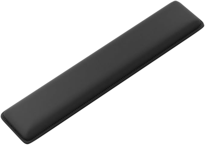 Faluber Cooling Gel Wrist Rest, 14.3-inch Length for Tenkeyless Keyboard, Memory Foam Palm Rest with Non-Slip Footpad, Ergonomic Design, Stain Resistant, PC Accessory Gaming Gear (Medium-TKL) by Faluber