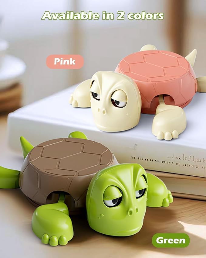 3D Printed Funny Turtle Coaster Set with Interactive Expression, 2Pcs - Image 7