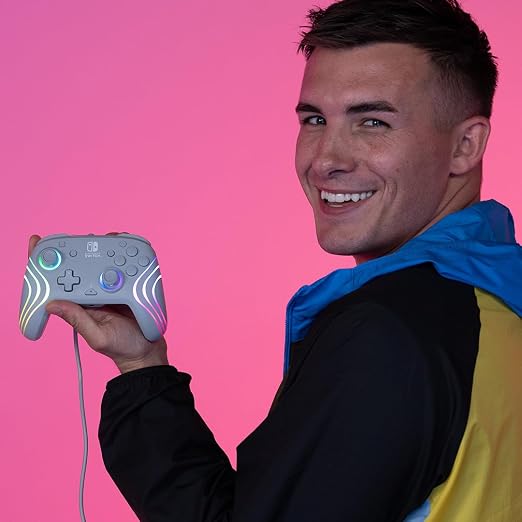 PDP Afterglow Wave Wired RGB Gaming Controller for Nintendo Switch 2, Lite - Image 9