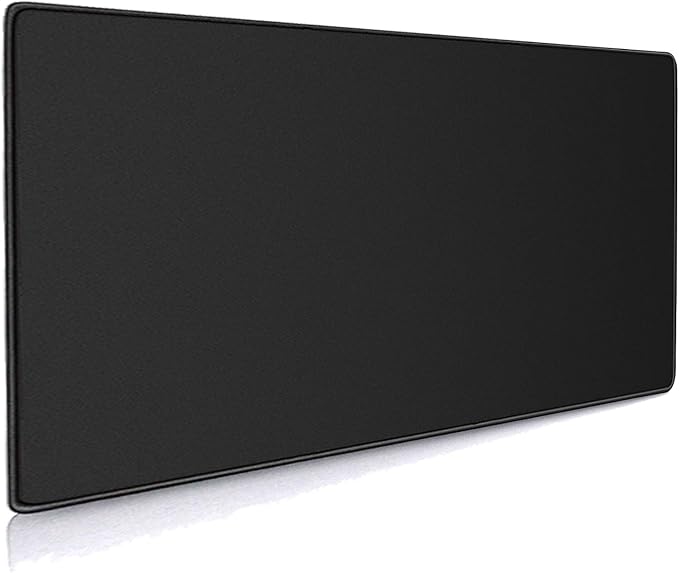 XXL Professional Large Mouse Pad & Computer Game Mouse Mat (35.4x15.7x0.12IN, 90x40 Black) by Cmhoo