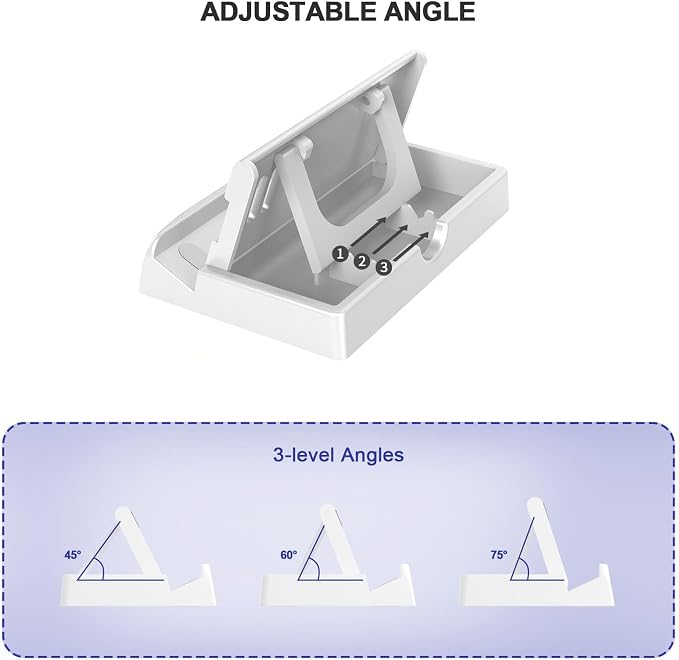 Stand Base Holder, Multi Angle Adjustable with 4 Non Slip Pads for ROG Ally, OLED, Lite, Phones and Tablets - Image 6