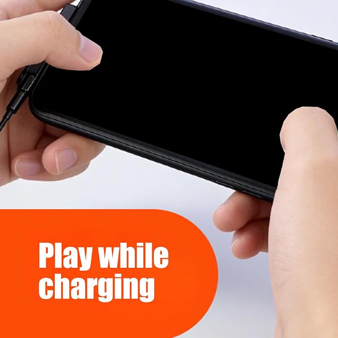 240W USB C Charging Dock Phone Stand, 362° Rotating Type C Charging Adapter Stand, ABS Foldable Charging Connector Dock for Gaming, Video Watching, Home, Office and Car - Image 8