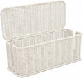 Cable Management Box, Handmade Rattan Cord Organizer for Power Strip by Cantalop