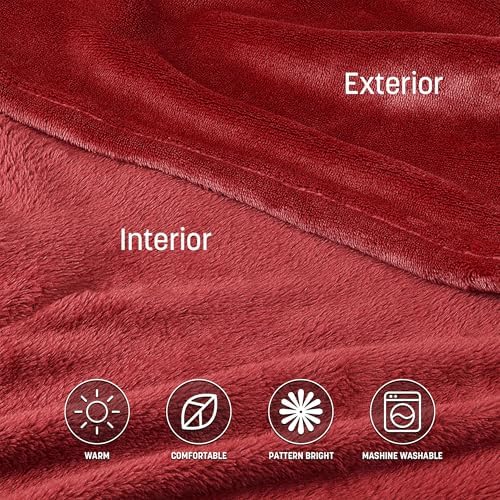 Catalonia Wearable Blanket with Sleeves for Women & Men, Fleece Wrap Throw - Image 6