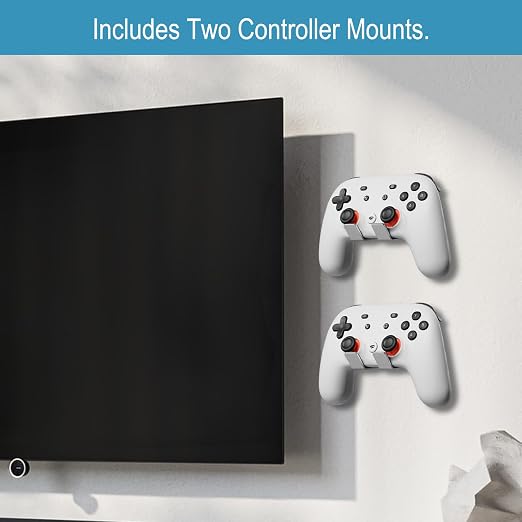 GEVO Controller Holder Wall Mount (2 Pack) - Aluminum Gaming Controller Stand for Xbox Series X S, PS5 PS4 Switch Pro Nintendo and More Controllers, PC Gaming Stuff Accessories with Adhesive (Silver) - Image 7