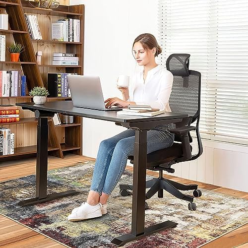 Anidaroel Office Chair Mat for Hardwood Floor, 48"x60" Under Desk Chair Rug for Rolling Chair, Anti-Slip Computer Chair Mat, Low Pile Carpets Floor Rug for Home Office Gaming Room - Image 5