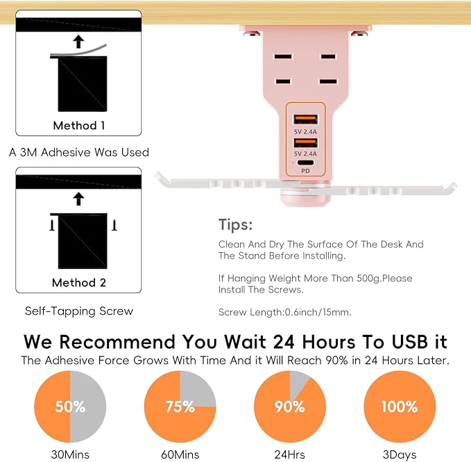 Multi-Function Desk Headphone Hanger Hook Gaming Office - Image 6