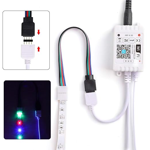 SUPERNIGHT 3528 2835 4 Pin 8mm LED Strip Connector Kit - Image 3