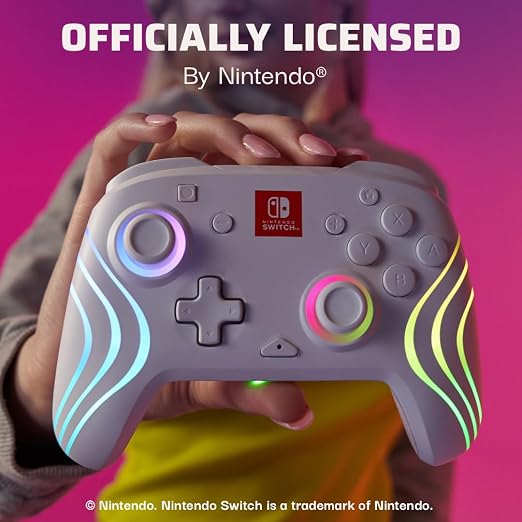 PDP Afterglow Wave Wireless RGB Gaming Controller for Nintendo Switch 2 - Image 5
