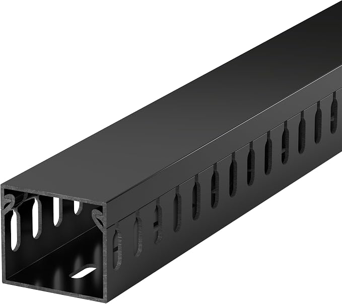 1.4"H x 1.6"W Cable Raceway, 66in Under Desk Wire Management Channel, Black - Image 7