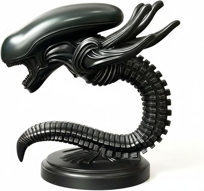 Alien Space Monster LED Desk Lamp 3D Resin Night Light for Sci-Fi Lovers, Alien Desk Lamp, Home Decorative Lighting; Horror Inspired Decorative Lamp for Desk, or Bedside Table (Modern) by Unknown