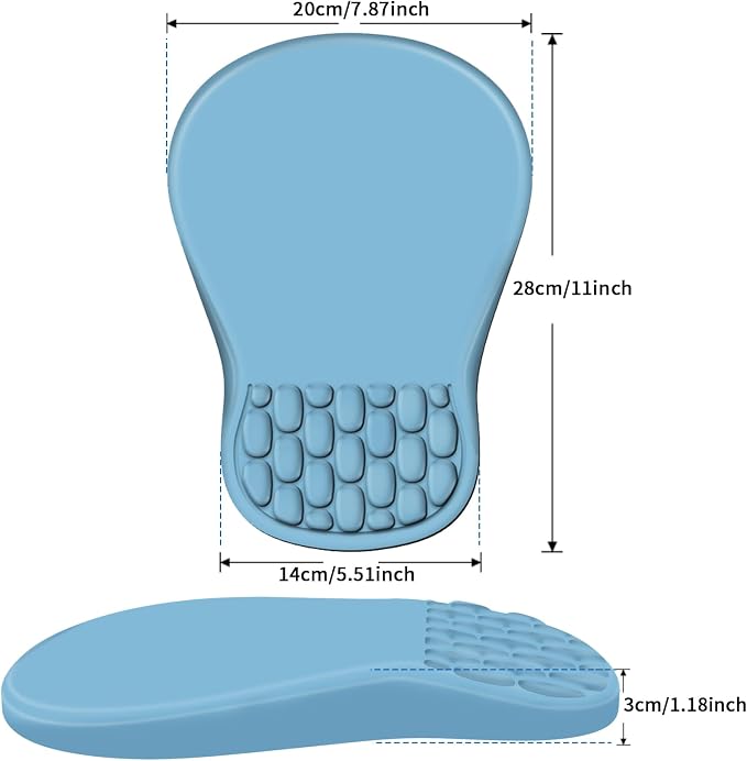 YIWEI Ergonomic Mouse Pad with Wrist Rest for Carpal Tunnel Pain Relief - Image 6