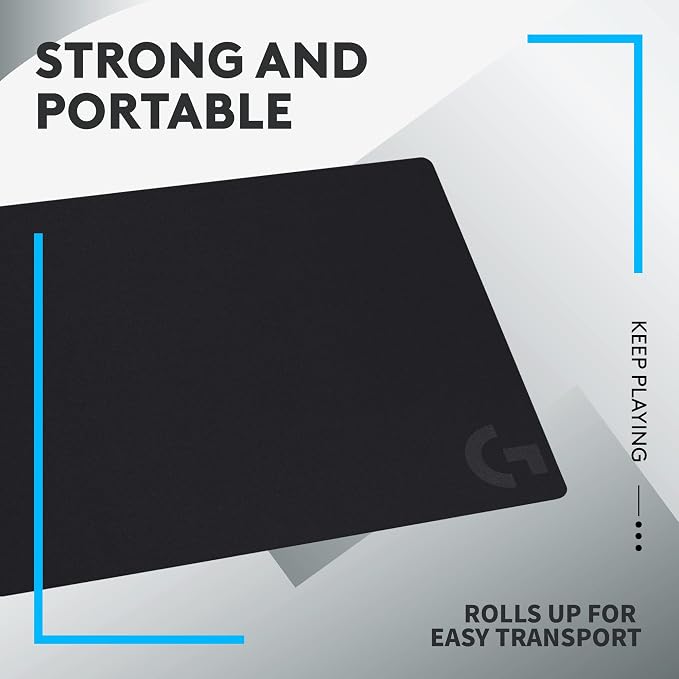 Logitech G240 Cloth Gaming Mouse Pad (340x280x1) - Black | 340x280x1, Optimized for gaming sensors, moderate surface friction - Image 6