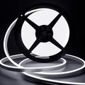 Lamomo LED Neon Rope Light, 12V White Neon LED Strip Light, 16.4ft/5m Dimmable Waterproof Strip Lighting, Silicone DIY Sign for Bedroom Indoor Home Decor (Power Adapter Included) by Lamomo