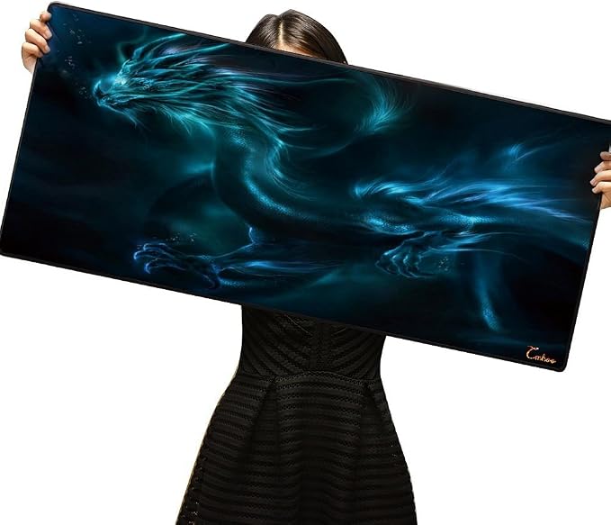 XXL Professional Large Mouse Pad & Computer Game Mouse Mat (35.4x15.7x0.1IN, Dragon) - Image 5