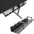 FLEXISPOT Under Desk Cable Management Tray, Metal Raceway Wires Cable Tidy Organizer, Office and Home Cable Tray Use for Standing Desk (Black) by Unknown
