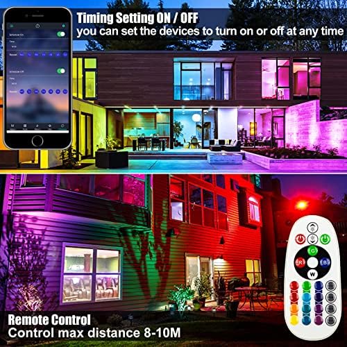 50W RGB Wall Washer Light, RGB Light bar with Remote Control & APP Control, for Hotel, Building, Commercial Lighting, Birthday Party, Garden Lighting, Wall Display - Image 2