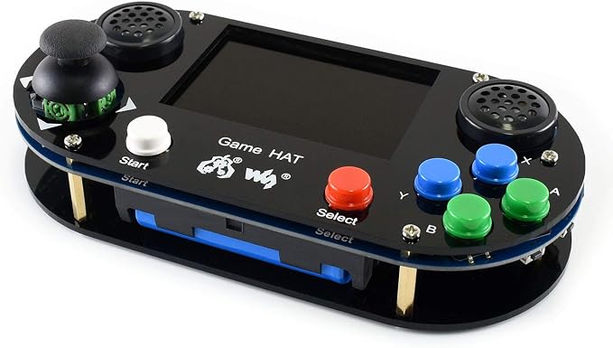 Waveshare Game HAT, Compatible with Raspberry Pi 4B/3B/3B+/Zero/Zero W/Zero WH, Retro Gaming Console wth 3.5inch IPS Screen, Joystick, and Buttons, 480×320, Onboard Speaker and Earphone Jack - Image 8